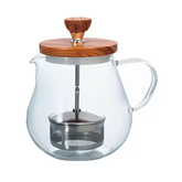 Hario Pull-up Tea Maker "Teaor Wood" 700ml